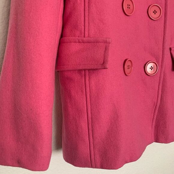 Delia’s Y2K Pink Pea Coat - Picture 4 of 10